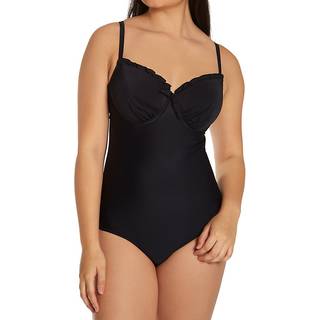 Pour Moi Pour Moi Black Splash Padded Underwired Control Swimsuit