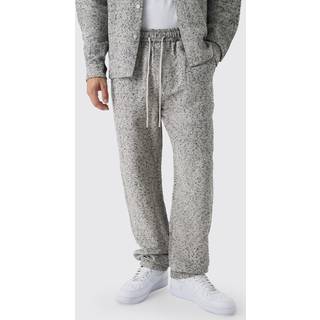 Mens Multi Elasticated Waist Boucle Straight Leg Trouser