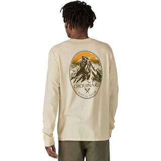 Patagonia L/S Chouinard Crest Responsibili-Tee Longsleeve Herrer størrelse XL farve beige