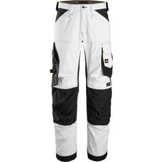 Snickers arbejdsbukser 6351 AllroundWork, hvid/sort, str. 63510904196