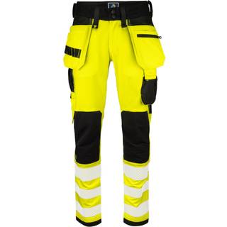ProJob 6573 Buks Fuld Stretch En Iso 20471 Klasse 2 - Black/Yellow - D104