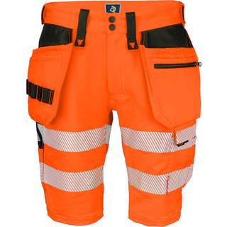 ProJob 646575 6575 short fuld stretch en iso 20471 klasse 2/1 orange/black C52