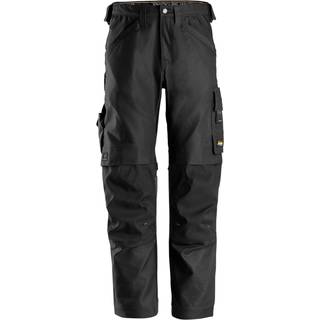 Snickers 6324 allroundwork, canvas+ stretch arbejdsbukser+ sort 224