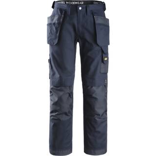 Snickers 3214 håndværkerbuks med hylsterlommer, canvas+ Navy 232