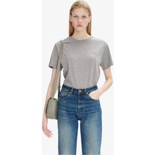 A.P.C. Embroidered APC T-Shirt Heather Grey