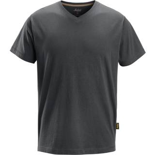 Snickers 2512 t-shirt med v-hals koksgrå XL