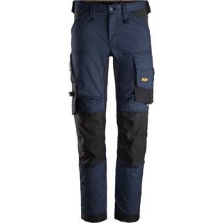 Snickers 6341 allroundwork, stretch bukser navy/sort 168
