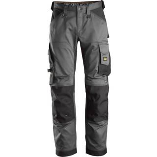 Snickers 6351 allroundwork, stretch arbejdsbukser med loose fit koksgrå/sort 188