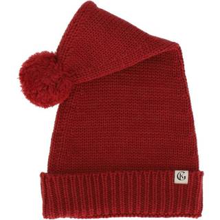 Gullkorn Design Christmas Wool Beanie Deep Red 74/86 cm  Rød  74/86 cm  Unisex