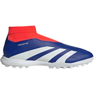 Predator League Laceless Turf støvler - Lucid Blue / Cloud White / Solar Red - 37 1/3