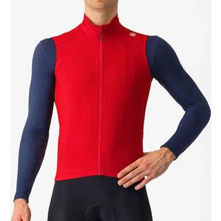 Castelli Espresso Vest Cykelvest Herrer størrelse S farve rød