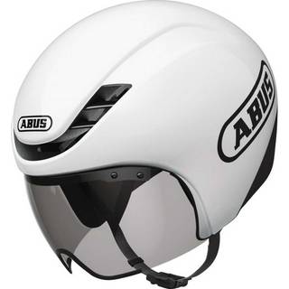Abus Gamechanger TT 1.1 Shiny White - Hjelmstørrelse 54-58 cm
