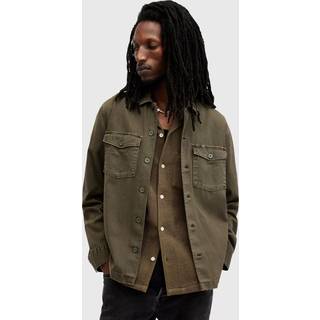 All Saints AllSaints Green Spotter Green Long Sleeve Button Up Shirt