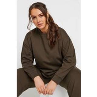 Yours Curve Yours Curve Brown Crewneck Sweatshirt