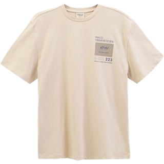 HALO T-shirt S/S, Unisex, Str. XL, Beige