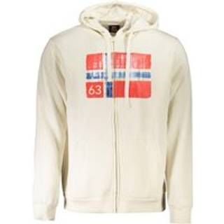 Norway 1963 White Cotton Men Sweater