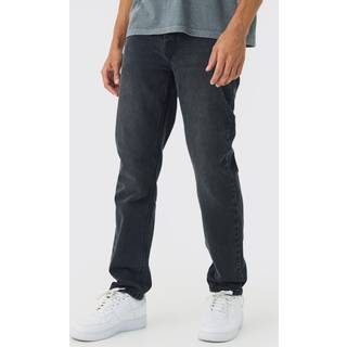 Mens Straight Rigid Jean In Charcoal