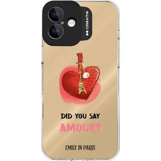 Case&Me - Emily in Paris - iPhone 16 Plus Cover - Paris Love Keychain