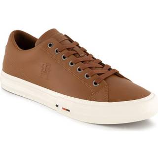 Tommy Hilfiger Herren Sneaker braun, cognac Glattleder