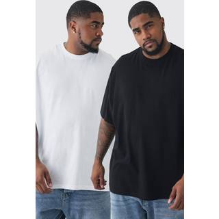 Mens Multi Plus 2 Pack Oversized T-shirt