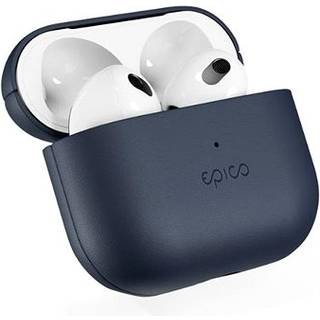 Epico AirPods (4. Gen.) Cover - Ægte Læder - Blå