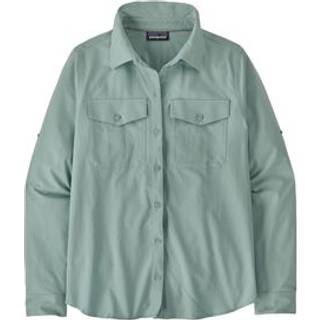Patagonia Women's L/S Self Guided Sun Shirt Skjorte Damer størrelse S farve turkis