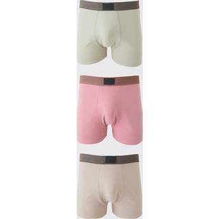 Mens Multi 3 Pack Boxers With Debossed Homme Tab