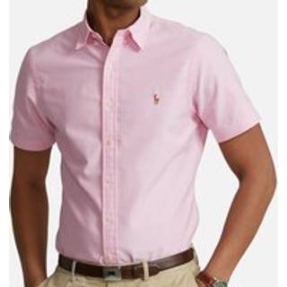 Polo Ralph Lauren Herren Kurzarmhemd rosa Slim Fit