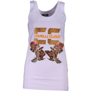 Cavalli Class Purple Cotton Women Top