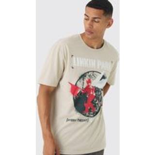 Mens Stone Oversized Linkin Park Band License Print T-Shirt