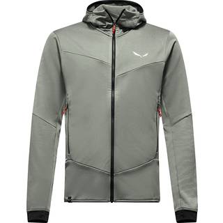 Salewa Sella Crevasse Hooded Jacket Fleecejakke Herrer størrelse 48 farve grå