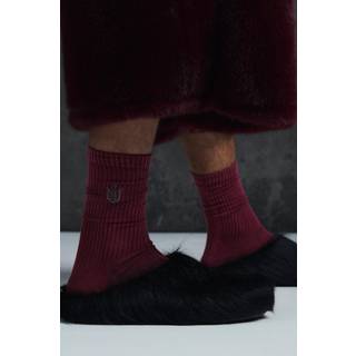Mens Trippie Redd Acid Wash Embroidered Socks