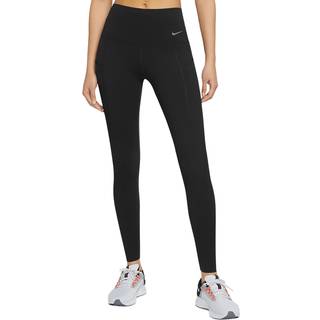 Højtaljede Nike Go-leggings i fuld længde og med lommer og fast støtte til kvinder - sort - XXS (EU 30)