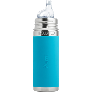 Pura® - Therma Kiki Sipper Baby Sutteflaske 6+ mdr. Grey 260ml - Fast flow