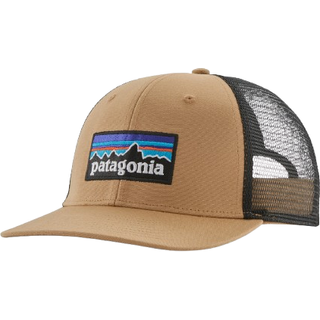 Patagonia P-6 Logo Trucker Hat Grayling Brown, OneSize