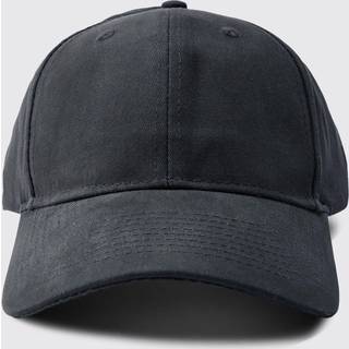Mens Plain Cap In Black