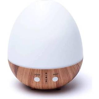 Oval White Aromadiffuser med ultralyd LED - 200 ml.