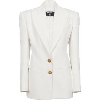 Balmain Single-breasted blazer - white - M