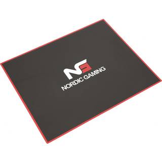 (Ny) Nordic Gaming Guardian Stolemåtte Sort Nordic Gaming Guardian Stolemåtte Sort. Rød Ramme