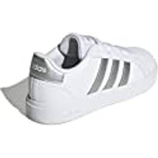 Grand Court Lifestyle Tennis Lace-Up sko - Cloud White / Matte Silver / Matte Silver - 40