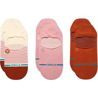 Stance Fortune No Show 3 Pack Strømper - S - dustyrose