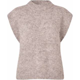 A-view - Patrisia Knit Vest - Striktrøjer og cardigans til kvinder -  Brown - S