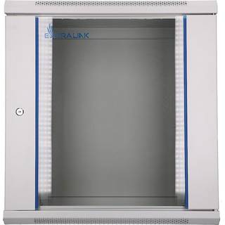 Extralink Rackmount cabinet 12U 600x450 Black wall mounted