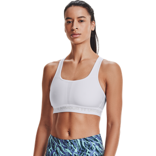bh Under Armour UA Crossback Mid Bra 1361034-100 Størrelse XXL