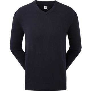 FootJoy Wool Blend V-neck Herre Pullover - Navy - Str. XXL