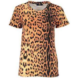 Cavalli Class Orange Cotton Tops & T-Shirt
