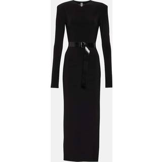 Norma Kamali Jersey midi dress - black - L