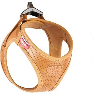Curli Vegan Apple Leather Harness Brown 3XS