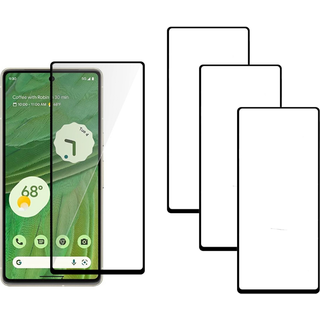 Google Pixel 7a Skærmbeskyttelse, Beskyttelsesglas, 3D Glas - 3 stk