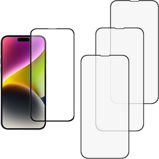 iPhone 15 Pro Skærmbeskyttelse - 3 stk Beskyttelsesglas 3D
